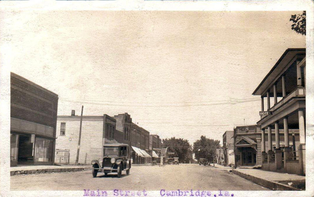 Iowa Old Main Street Postcards Peter D.