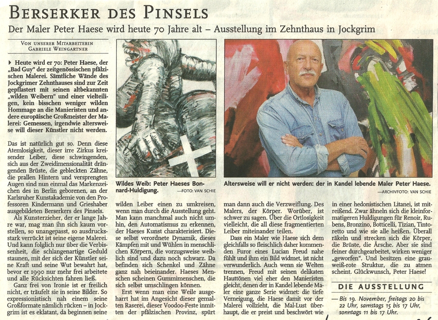 Peter Haese Maler