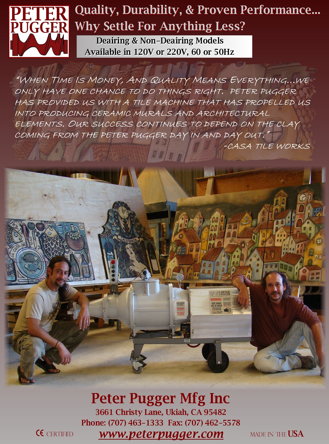 Peter World Leader in Vacuum Deairing Mixing Pugmills