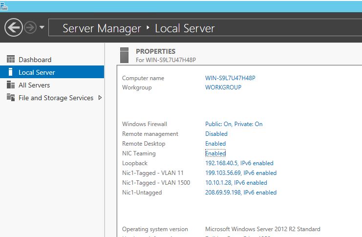 How To Configure Multiple VLANs on Windows Server 2012 – Peter's Tech Blog