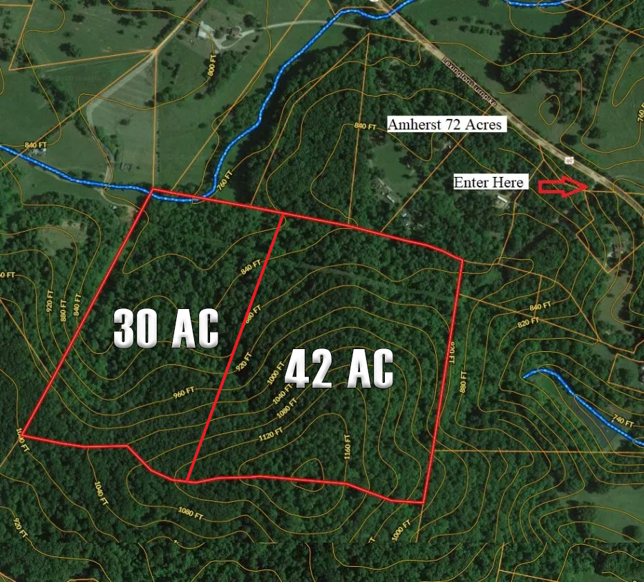 30 Acres Vacant Land in Amherst, VA (Amherst County)