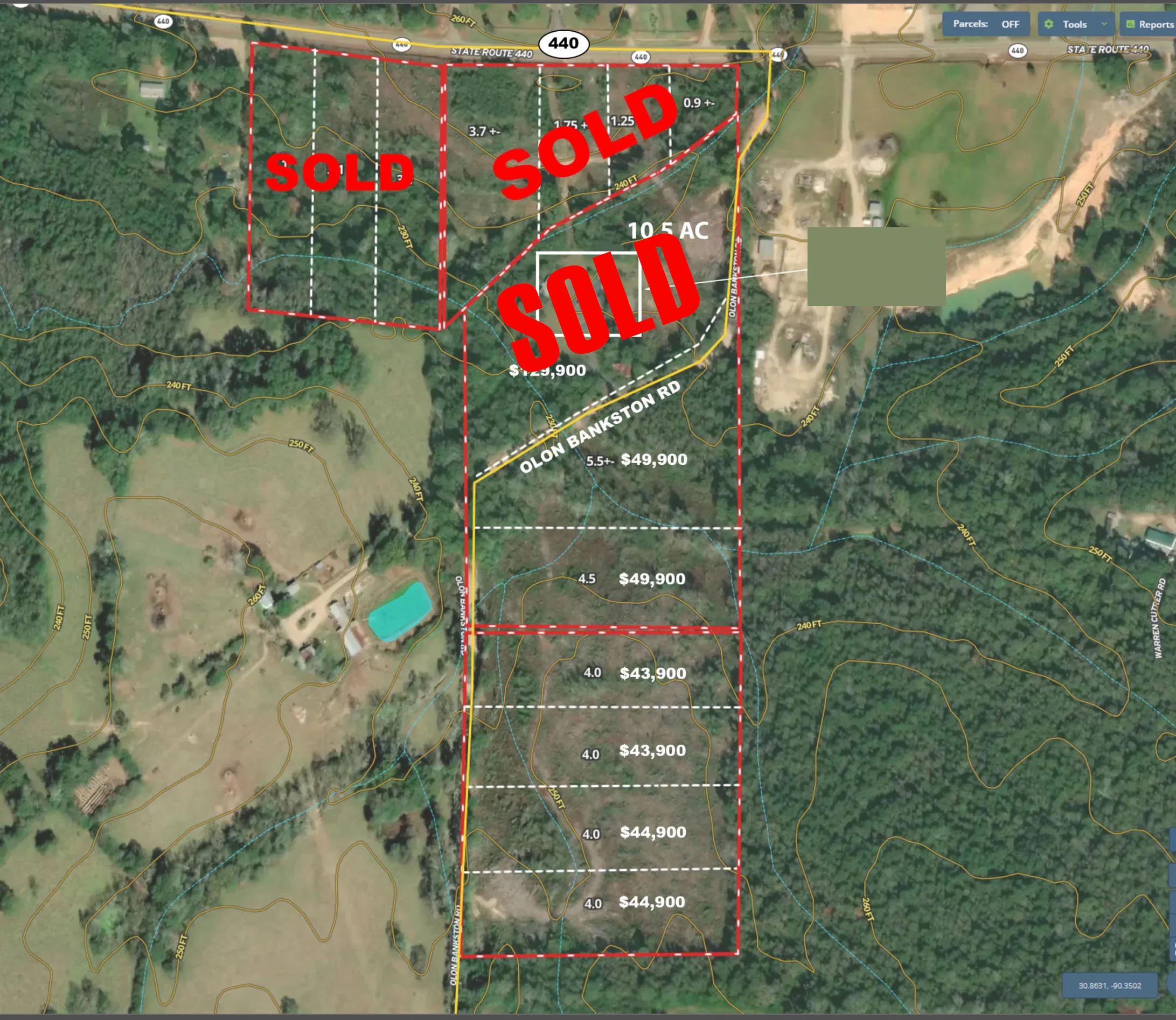 10 Acres Vacant Land in Kentwood, LA (Tangipahoa Parish