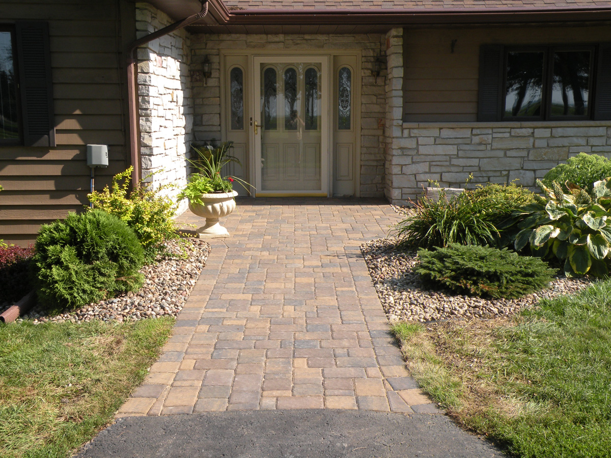 Paver Walkway Construction Peters' Patio & Landscape, Inc.
