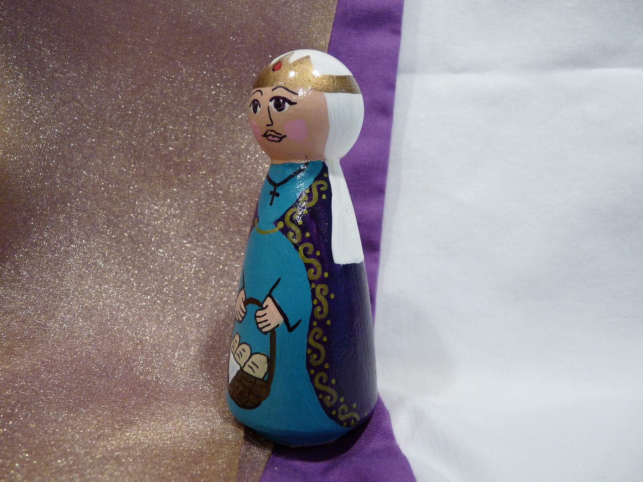 St. Elizabeth Wooden Saint Doll Peter’s Square