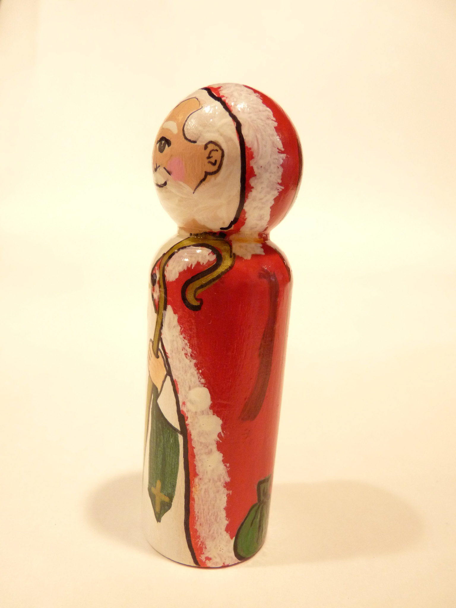 St. Nicholas Wooden Saint Doll Peter’s Square