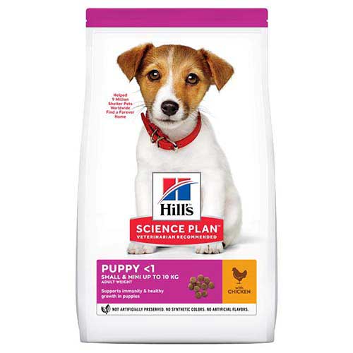 Hill`s Science Plan Puppy Small & Miniature Dry Food Chicken 1.5kg