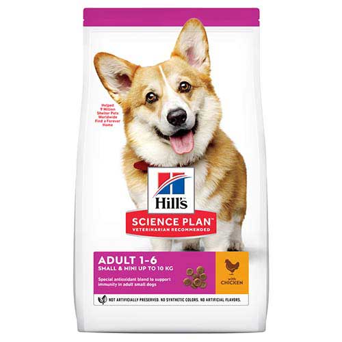Hill`s Science Plan Adult Small & Mini Dry Dog Food Chicken 1.5kg