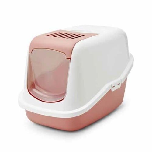 SAV NEST WHITE PINK LITTER BOX PetEssentials