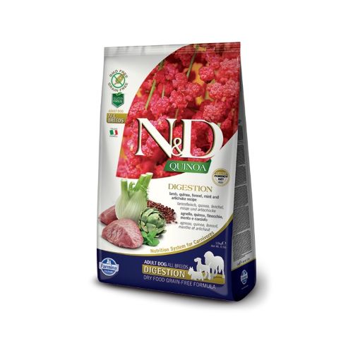 N&D QUINOA DOG ADULT LAMB DIGESTION 2.5KG PetEssentials