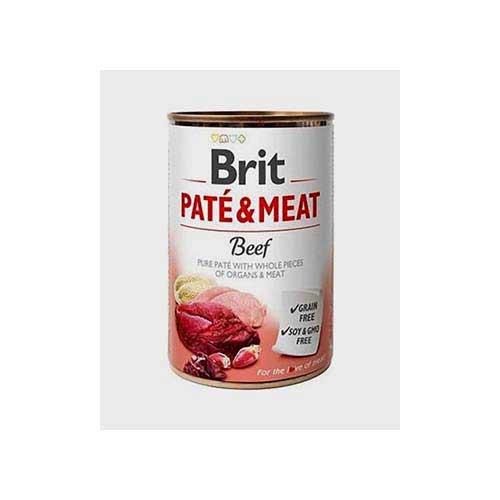 BRIT DOG PATE BEEF 400G PetEssentials