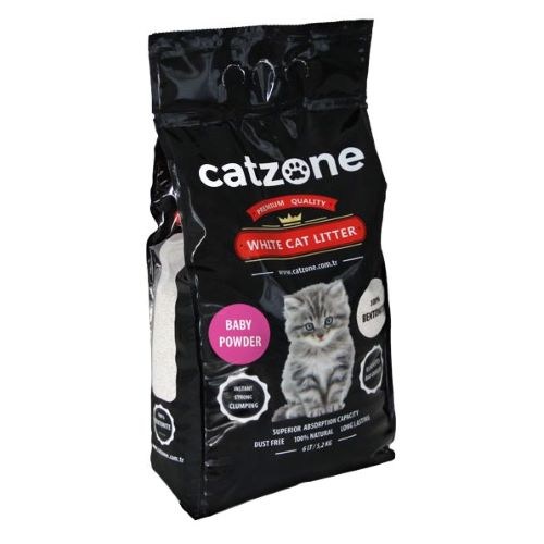 CATZONE CAT LITTER BABY POWDER 10KG PetEssentials
