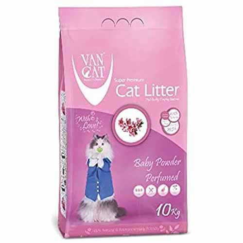 VAN CAT LITTER BABY POWDER 10KG PetEssentials