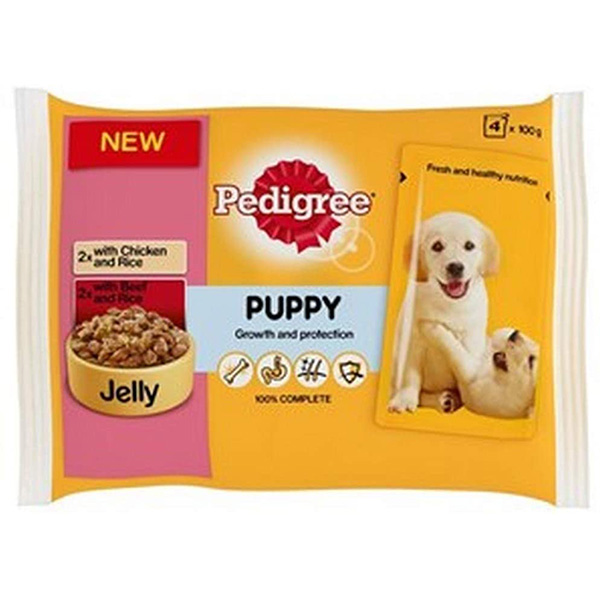 Buy Pedigree Pouch Mix Puppy 2 x Chicken with Rice and