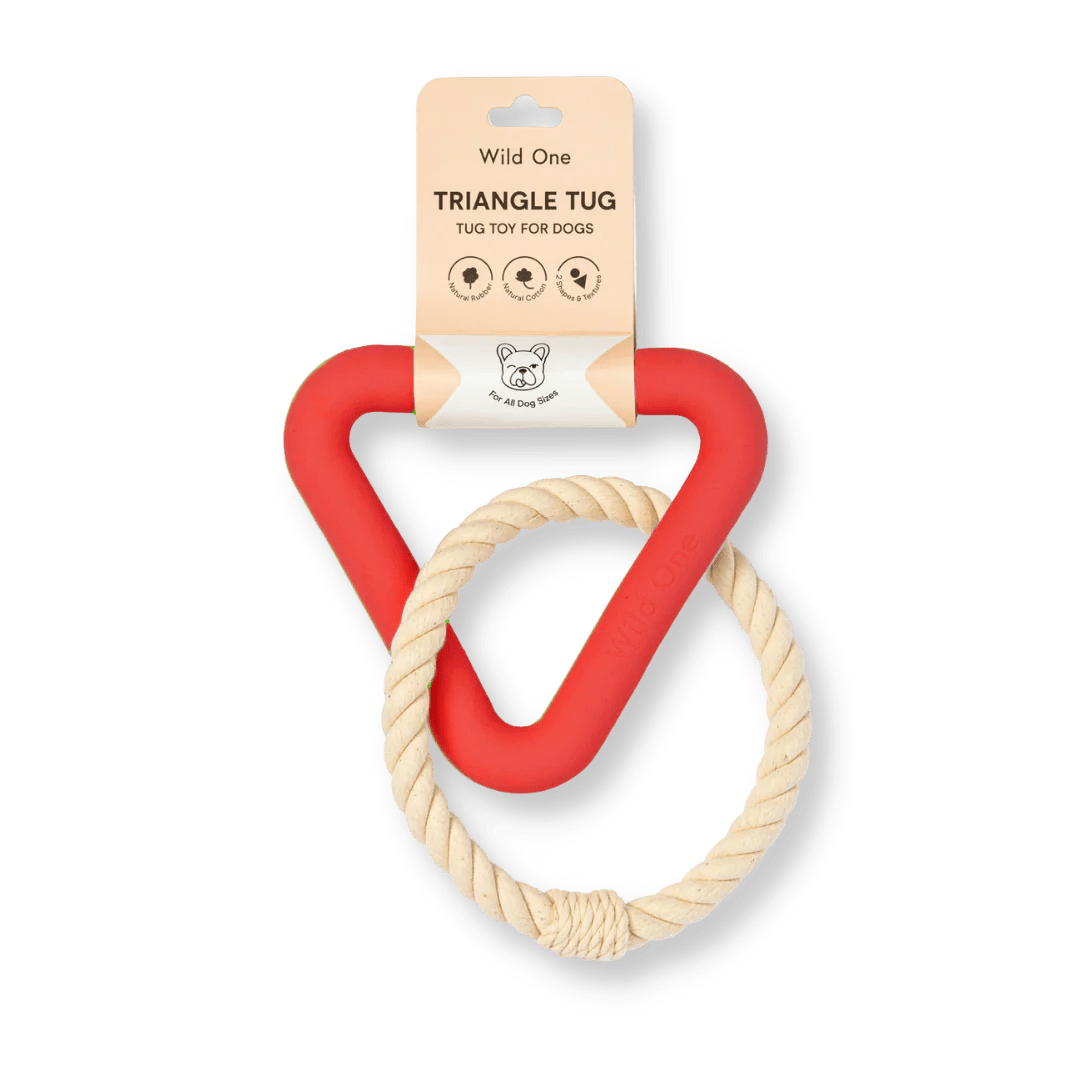 Wild One Dog Toy Triangle Tug Petisan
