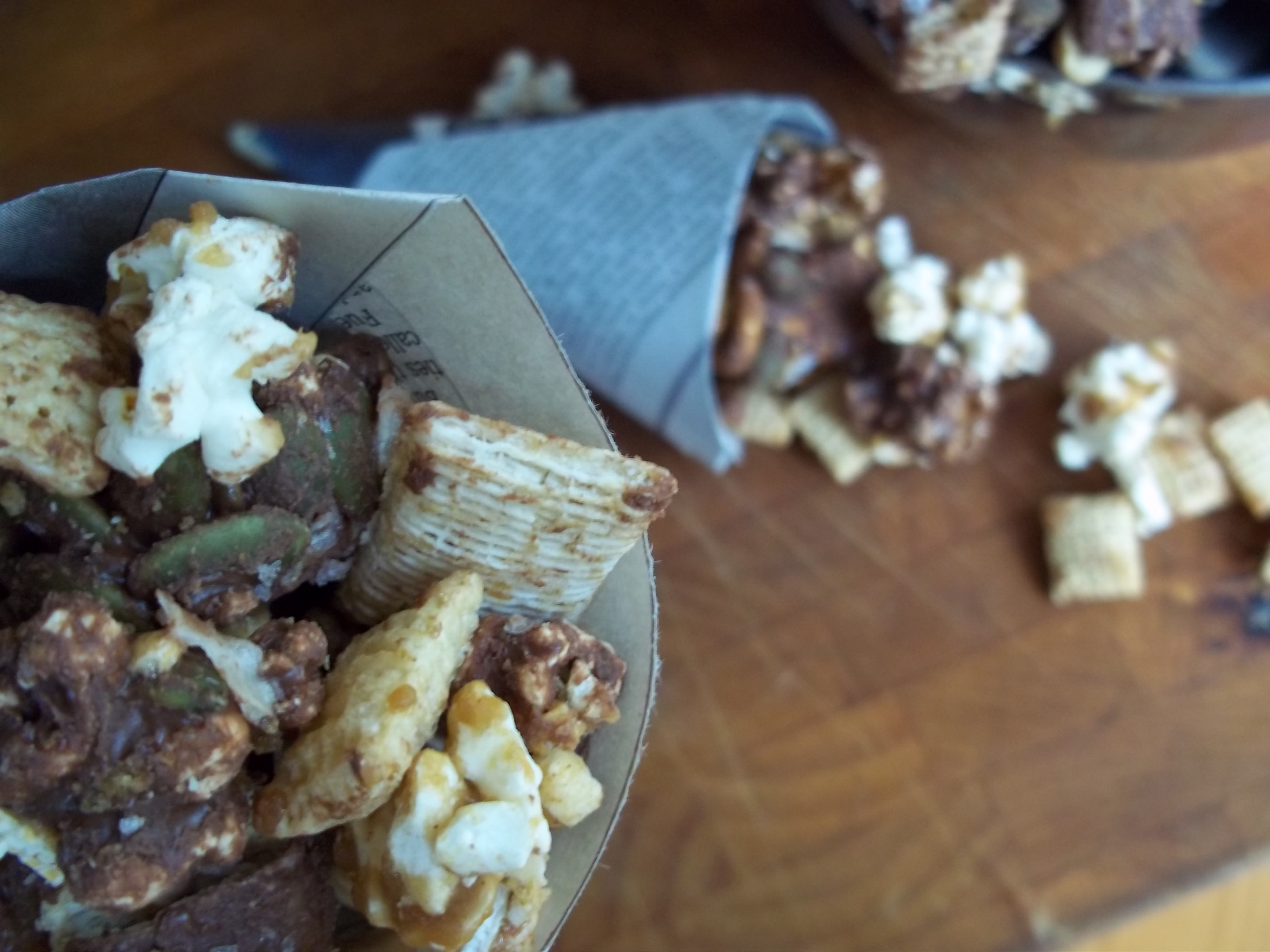 Salty Sweet PeanutButtery Snack mix Petit Feast