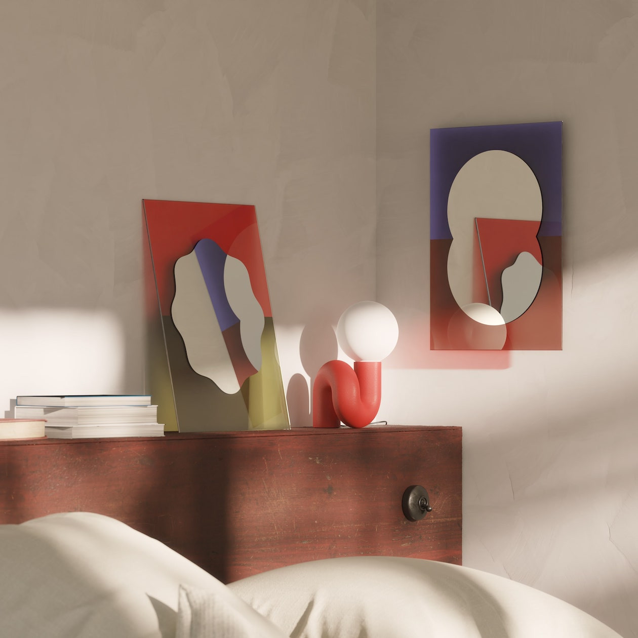 Small wall mirror Wander Petite Friture