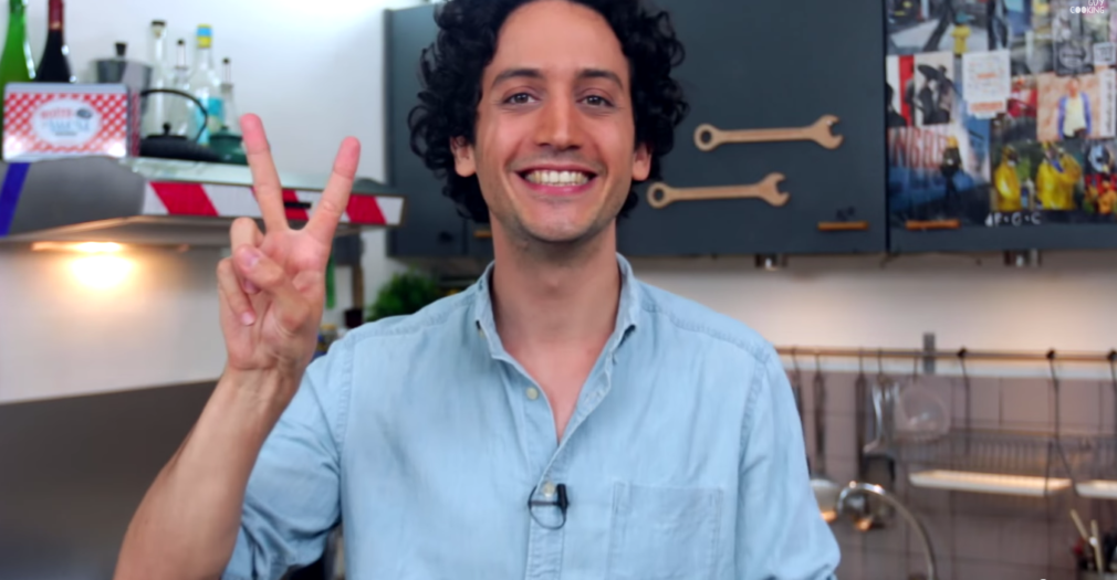 French guy cooking Les Petits Frenchies