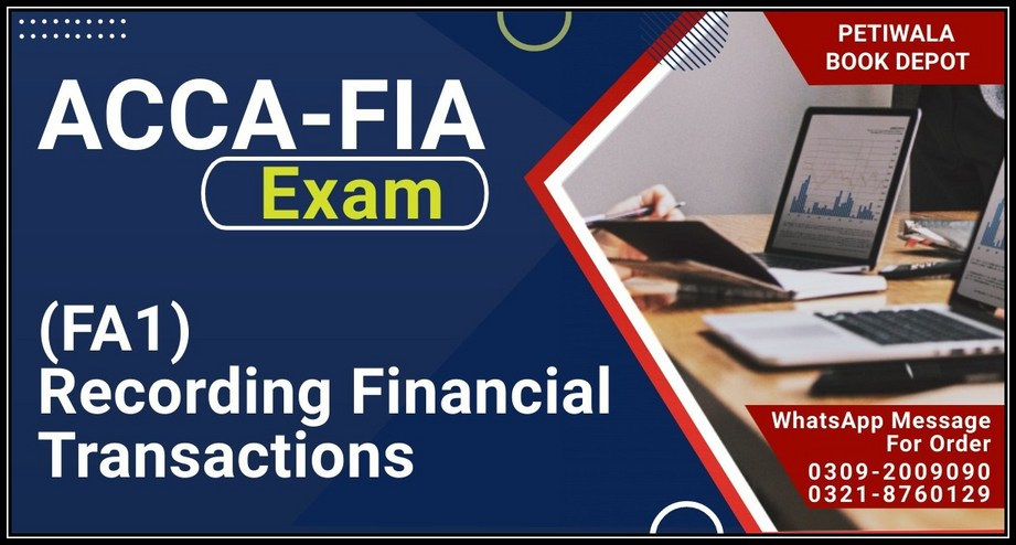 FA1 BPP Recording Financial Transactions STUDY TEXT and.