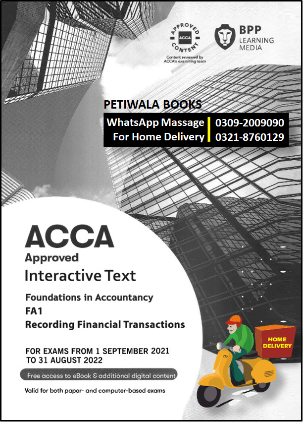 F7 KAPLAN Study Text ACCA GLOBAL BAG