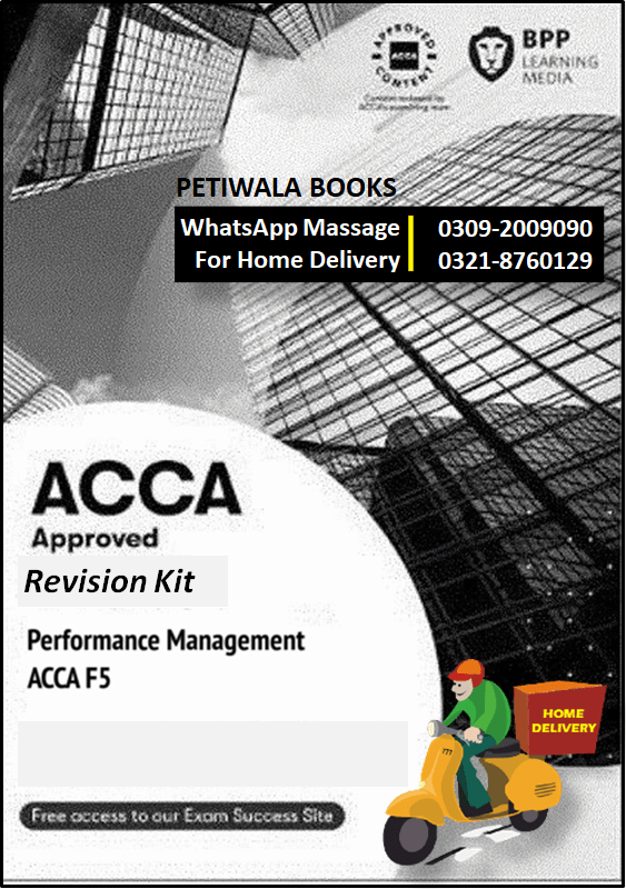 BPP ACCA F5 Performance Management (PM) Revision Kit