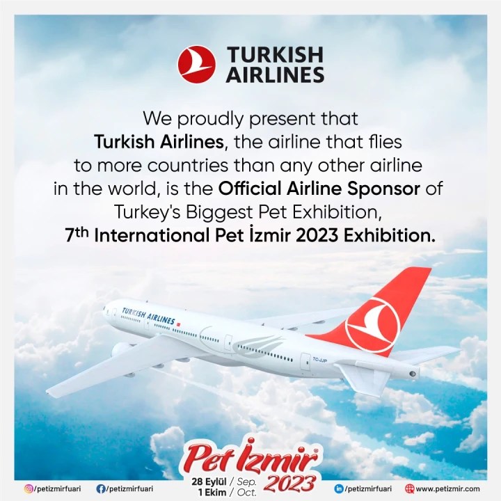 Pet İzmir 2024 Official Airline Turkish Airlines