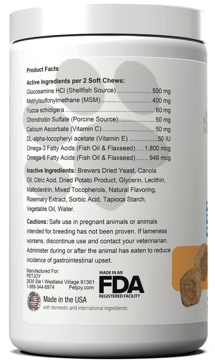 Advanced Joint Health PetJoy Supplements