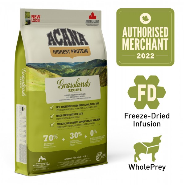 Acana Dog Dry Food Regionals Grassland Recipe 2kg Pet Master Singapore