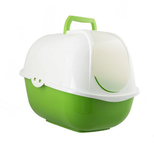 Hooded Litter Tray Lime** Pet MegaStore