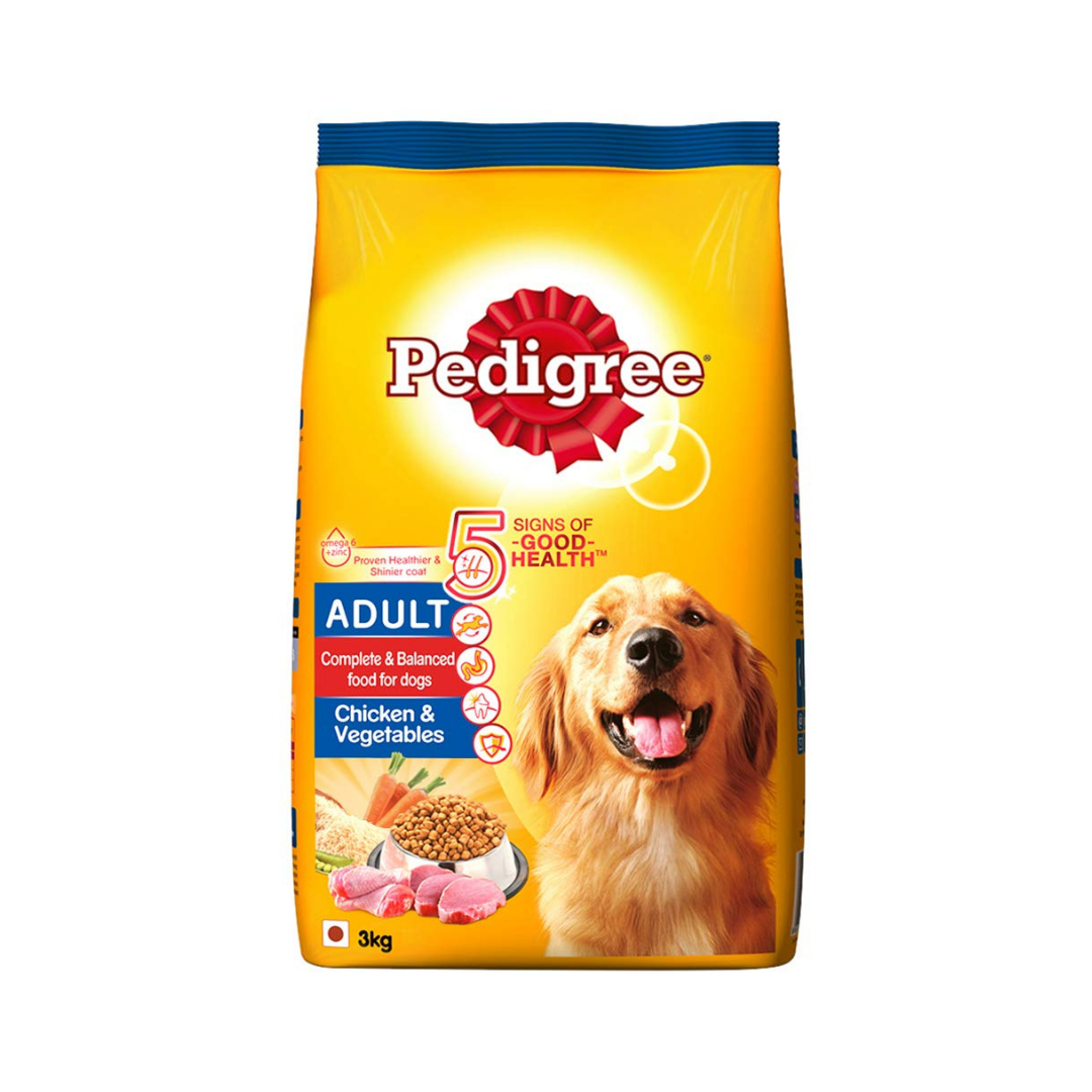 Pedigree Adult Dry Dog Food, ChickenVegetables Petofast
