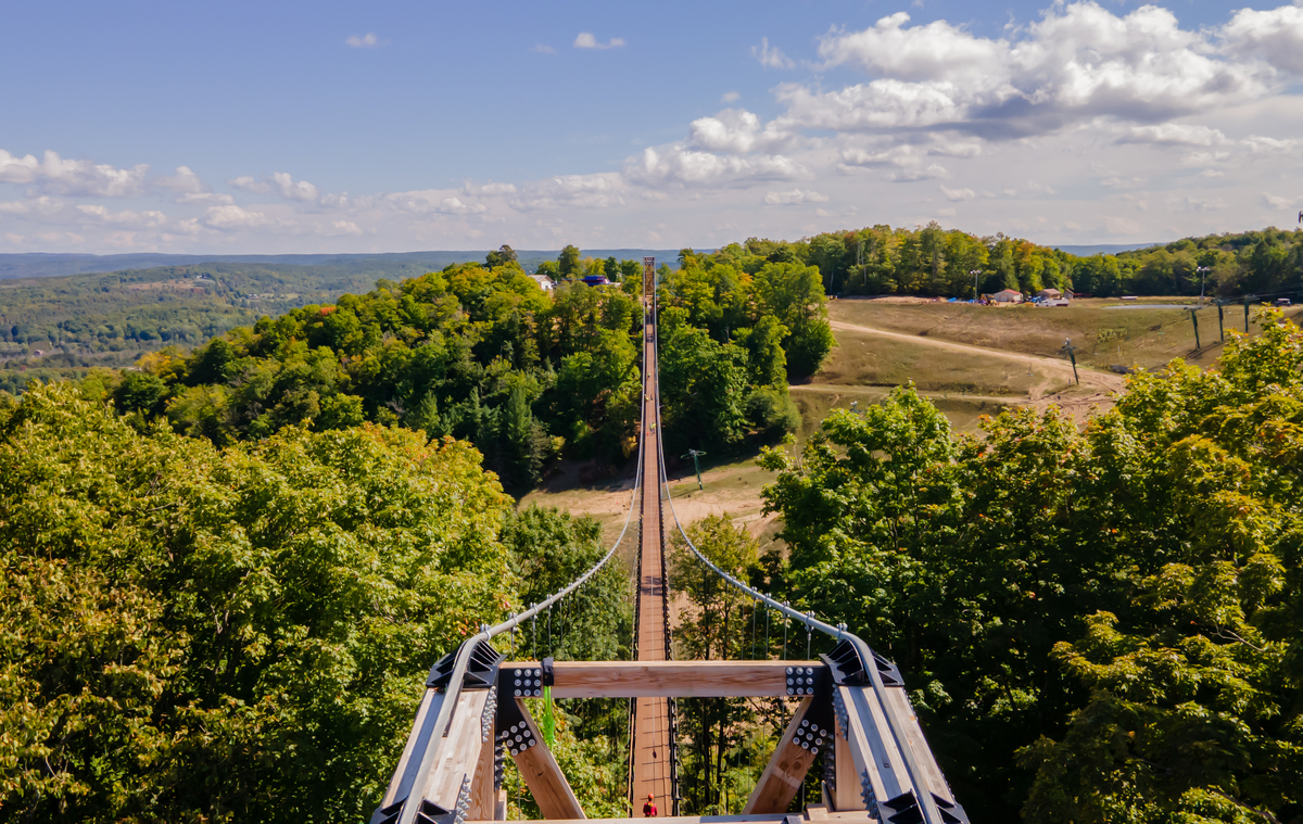 SkyBridge Michigan Boyne Mountain Petoskey Area