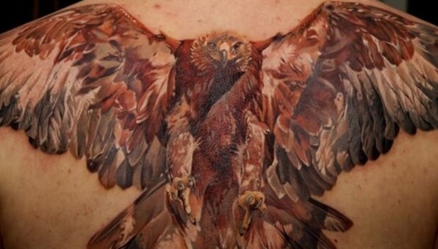 16+ Best Eagle Back Tattoo Ideas - Petpress 350_x_616_jpg