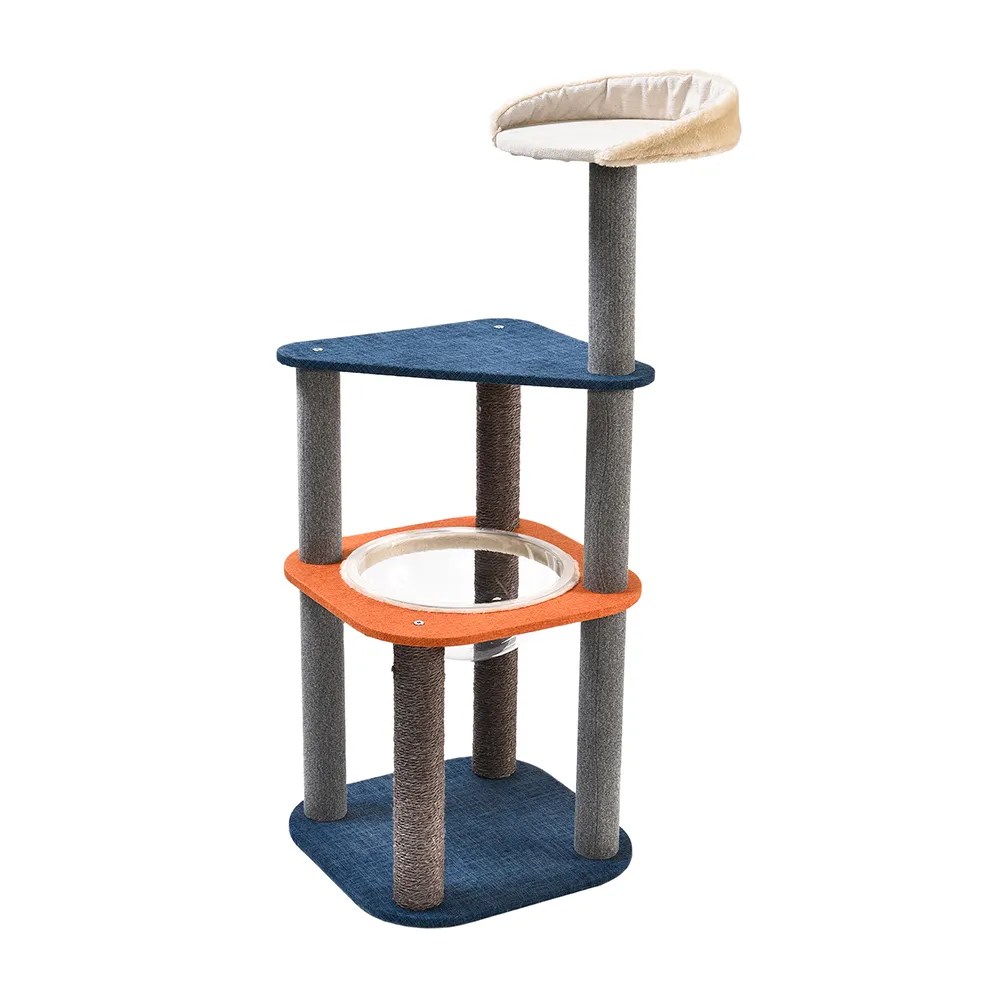 Small Cat Condo 3 Level OEM ODM Transparent Cat House Petstar