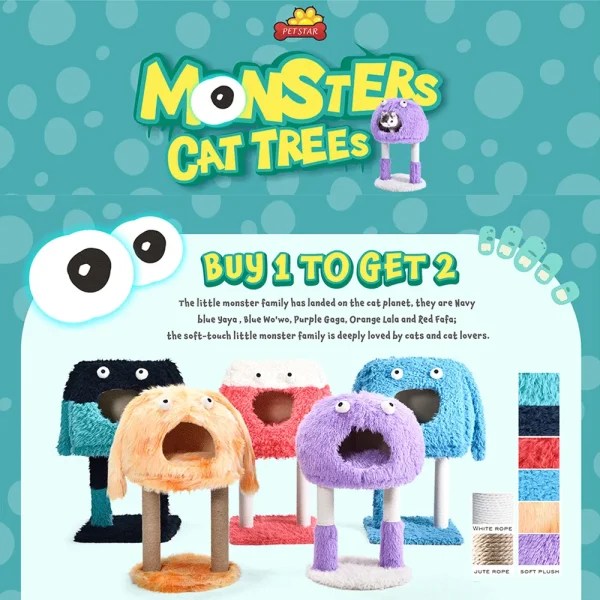 Monster Cat Tree Cute Cat Trees Manufacturer Petstar