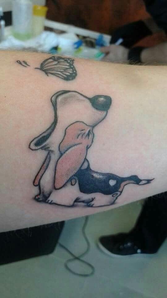 10 Awesome Basset Hound Tattoos Pet Reader