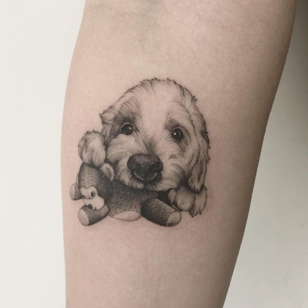 12 Best Labradoodle Dog Tattoo Designs & Ideas Pet Reader