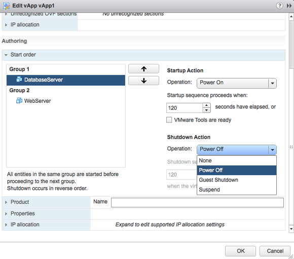 Using VMware vApp