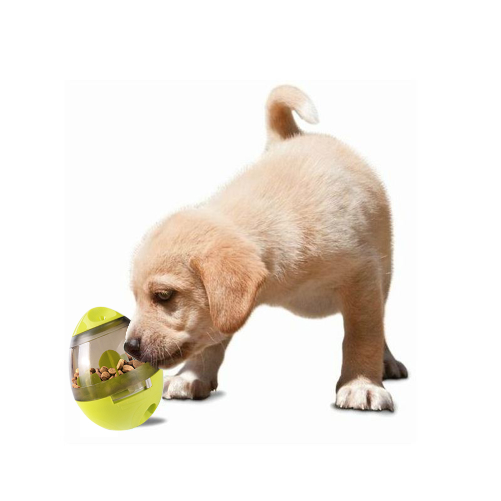GOGO Dog Treat Dispenser Ball, Interactive Food Despensing Toy for Dogs