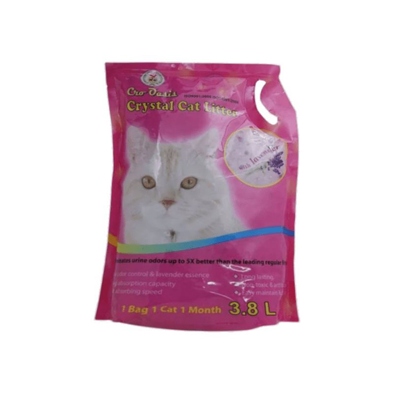 Creature Oasis Crystal Cat Litter with Lavender pets cart