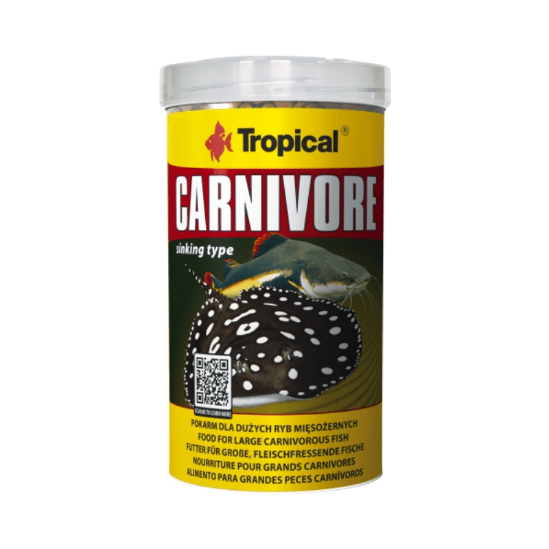 Tropical Carnivore Pellets Sinking pets cart