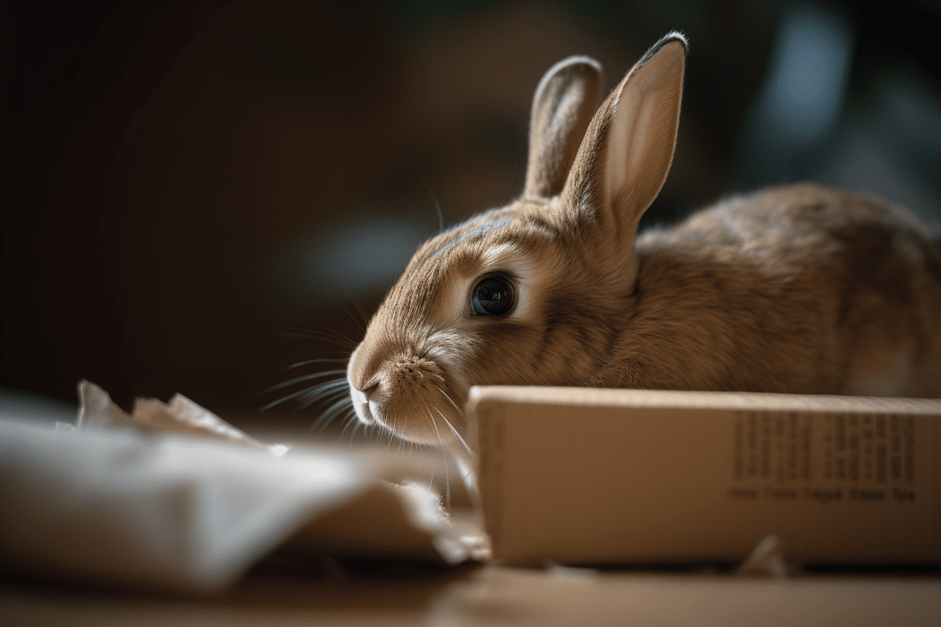 Cardboard For Rabbits Easy Enrichment