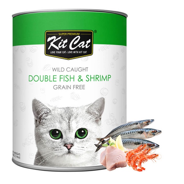 Kit Cat Double Fish & Shrimp (400g) Wet Food For Cats Price in Doha Qatar Petshub.qa