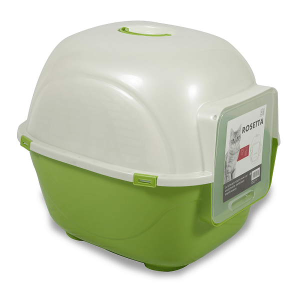 MPETS Rosetta Cat Litter Box Green M Price in Doha Qatar Petshub.qa