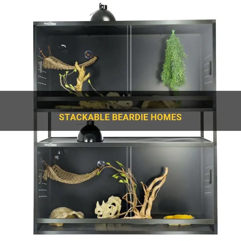 Stackable Beardie Homes PetShun
