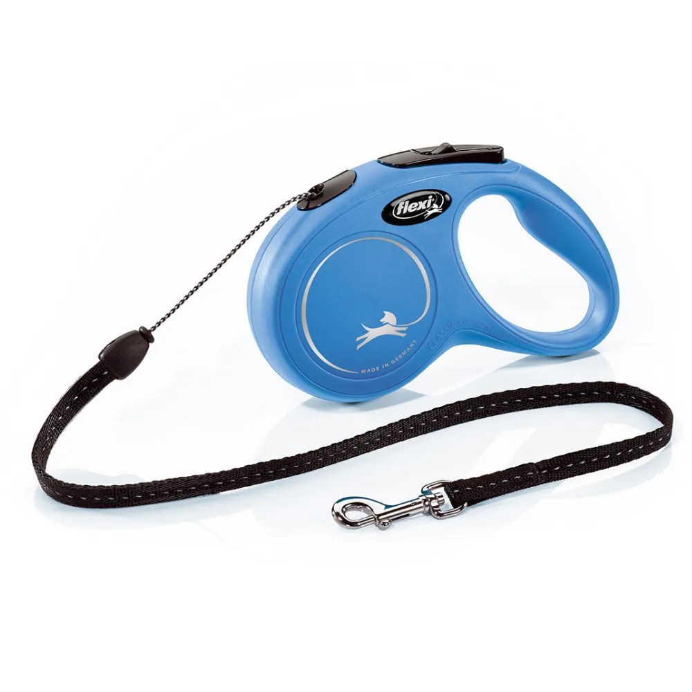 Flexi Dog Lead Small 5 Metre Cord Blue Pets Plus Pet Shop Cork