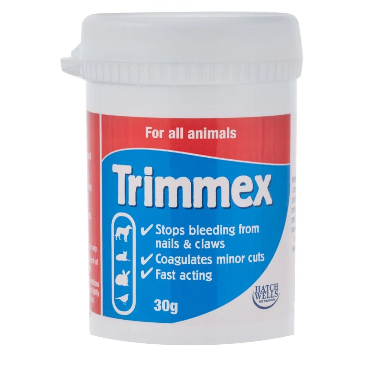 Hatch Wells Trimmex Blood Stopper 30g Pets Plus Pet Shop Cork