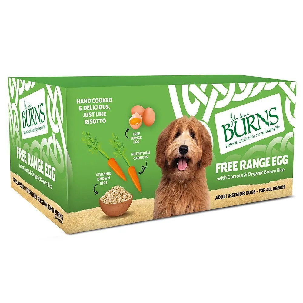 Burns Wet Dog Food Egg 150g Box Pets Plus