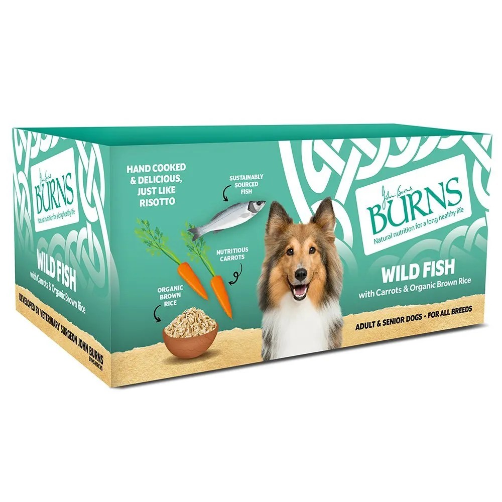Burns Wet Dog Food Fish 150g Box Pets Plus
