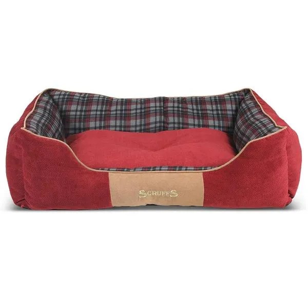 Scruffs Highland Dog Bed Red Pets Plus