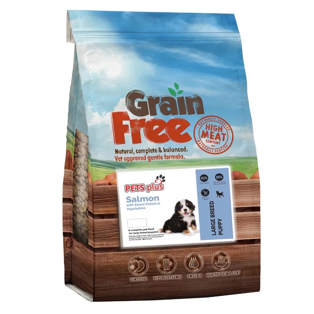 Pets Plus Grain Free Large Breed Puppy Food Salmon Pets Plus