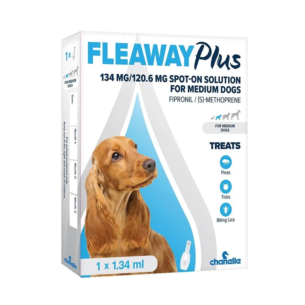 Fleaway Plus Flea Treatment Medium Dogs Pets Plus Pet Shop Cork